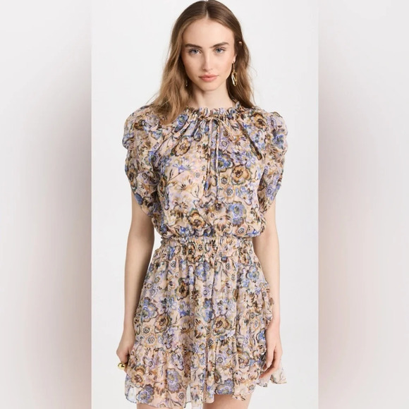 NWT MISA Kayla Floral Minidress Size XS - Picture 1 of 13